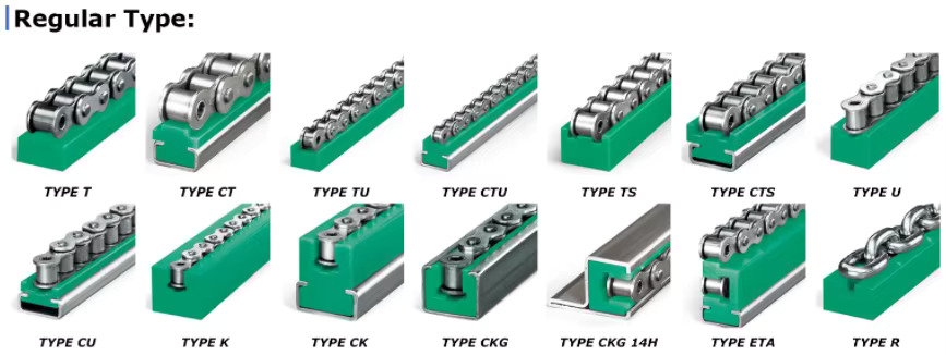 UHMWPE Chain Guide Rails