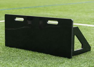 Adjustable angle soccer rebound board