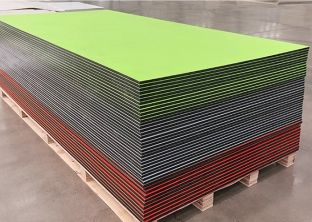 Sandwich 3 Layer HDPE Board Double Color Plastic Sheet Two Colors Hdpe Plate Sandwich Pe Sheet Three Layers Plastic Sheet